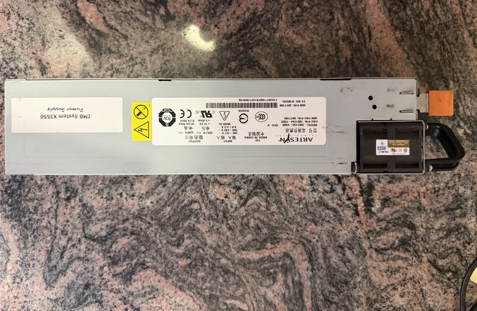 IBM 3650 ARTESYN 7001138-Y000  835w Computer Server Power Supply