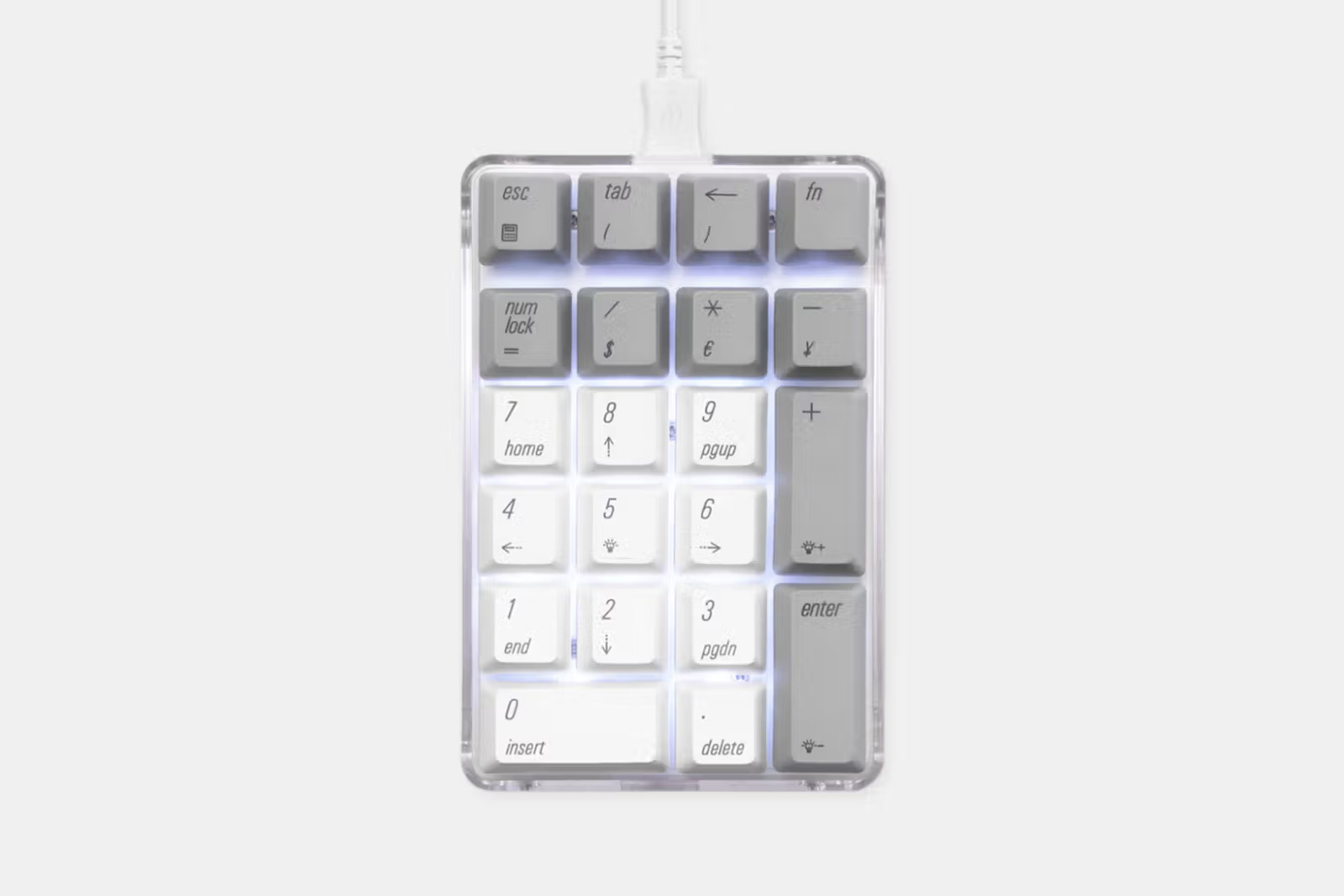 Magicforce Crystal 21-Key Mechanical Numeric Keyboard -Cherry MX Blue