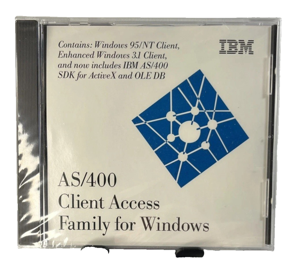 IBM AS/400 Client Access Family for Windows CD-ROM V3R1 – Sealed | OS/400