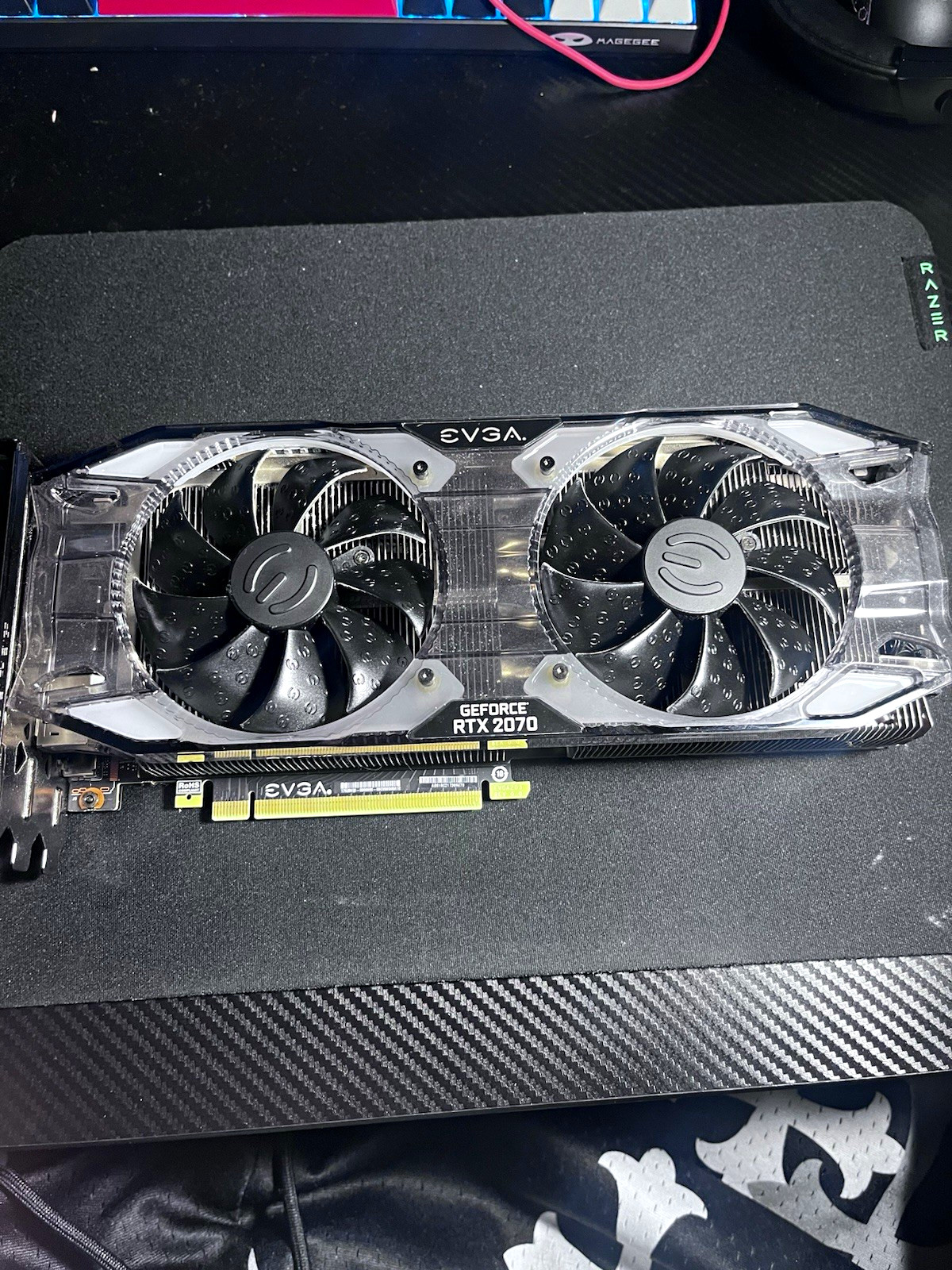 EVGA NVIDIA GeForce RTX 2070 8GB GDDR6 PCIe x16 Multi-Monitor DP HDMI DVI-D