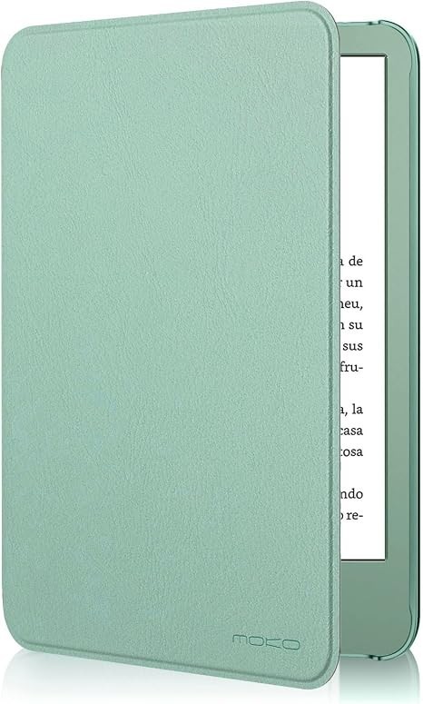 MoKo Case for 6" Amazon Kindle Basic 11th Gen 2024/2022, Matcha