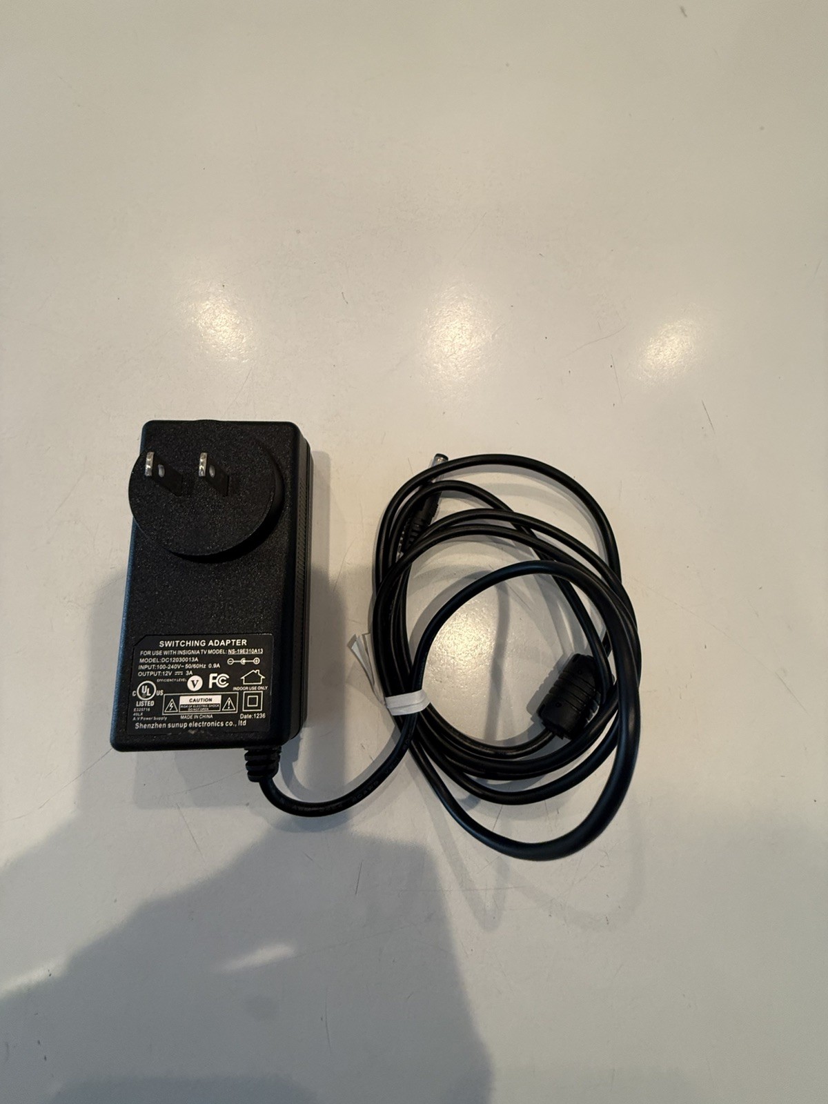 AC Adapter For Insignia DC12030013A 12V Switching Power Supply Cord Charger