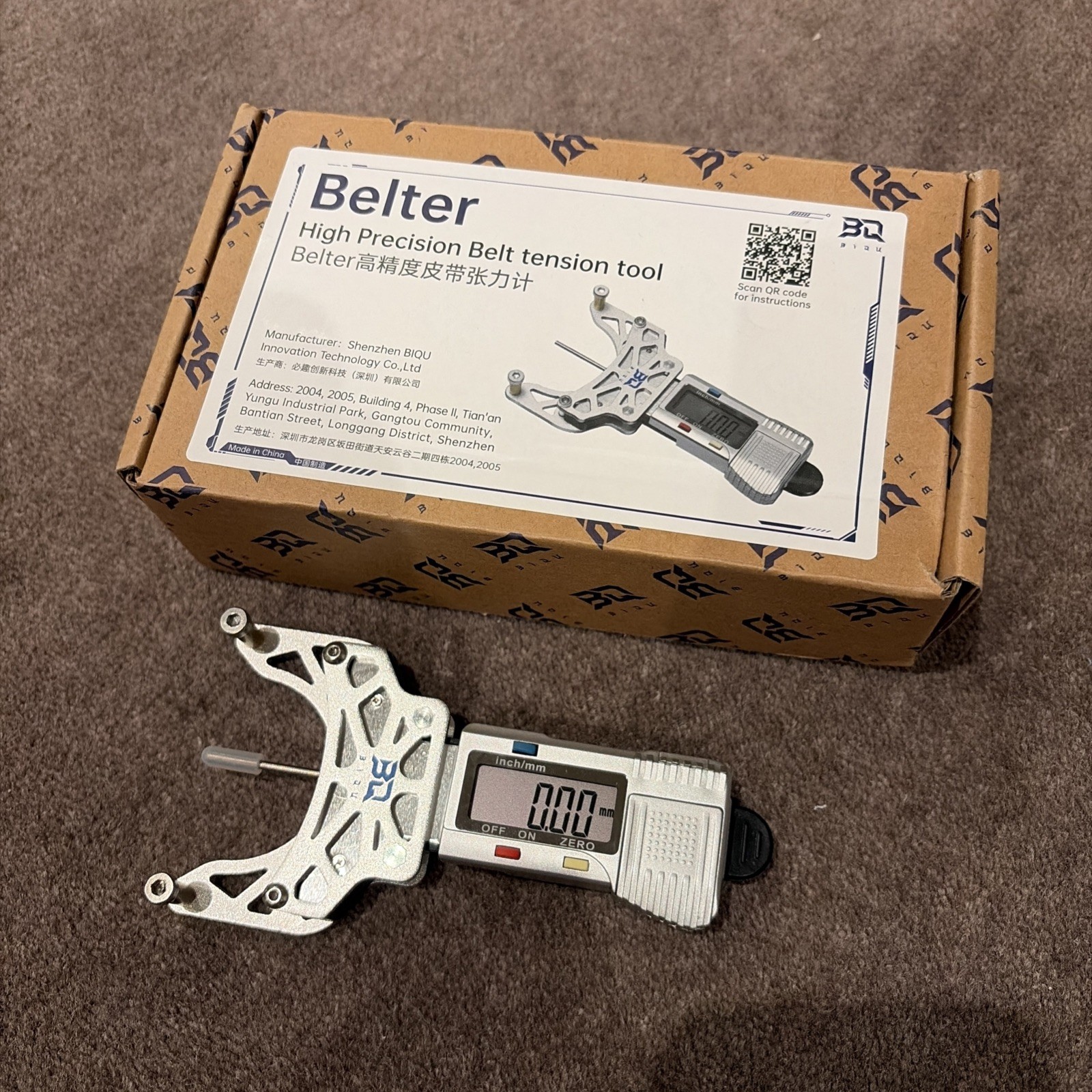 Biqu Belter High Precision Belt Tension Tool Digital Display Voron 3D Printer