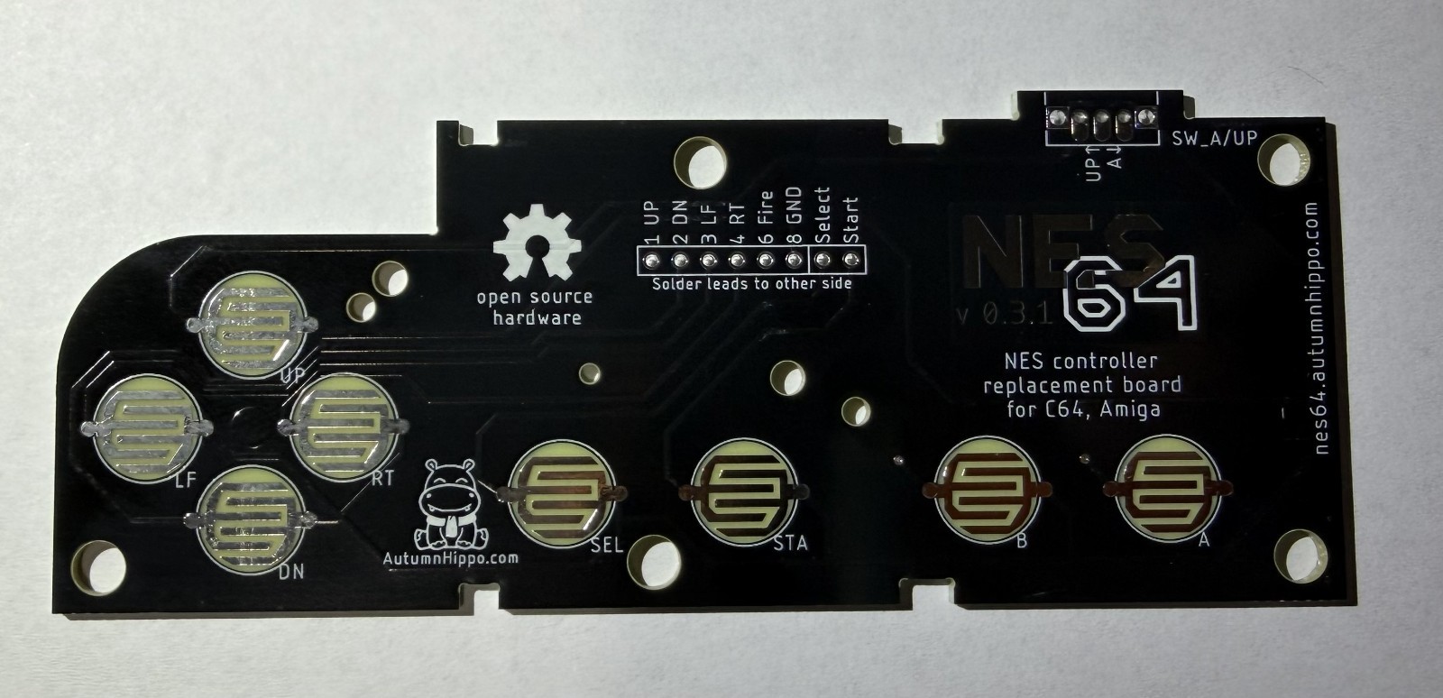LOOK NES64 NES Controller PCB For Commodore 64 Atari 2600 (PCB ONLY) NR