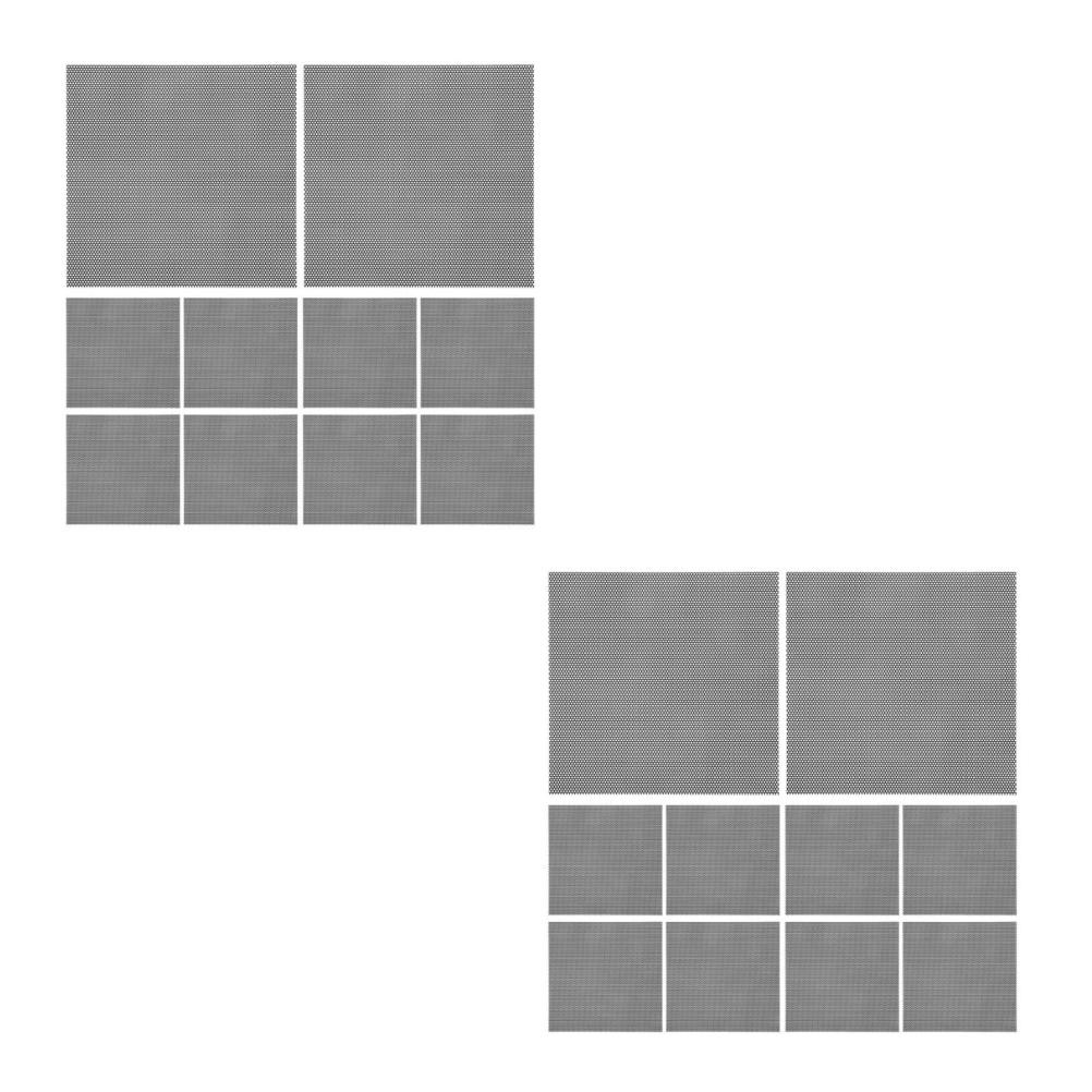 20Pcs Reusable Plastic Dust Covers for Gaming Console Fan Durable Mesh Filters