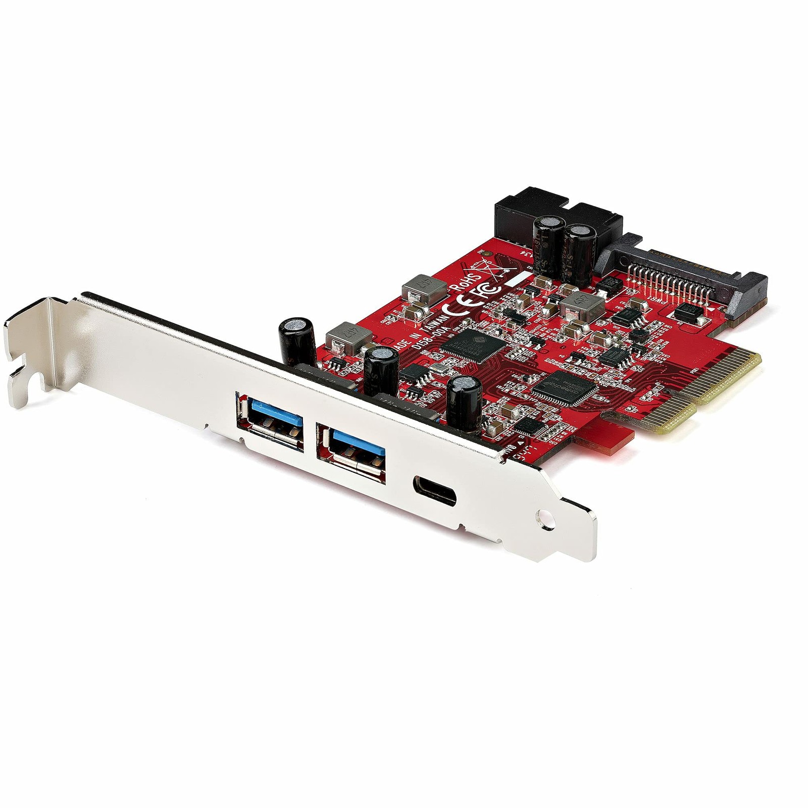 StarTech.com 5-Port USB PCIe Card - 10Gbps USB 3.1 Gen 2 PCIe Card w/ 1x USB-C &