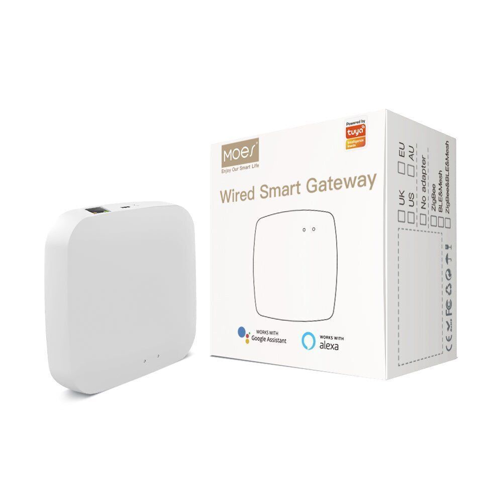 MOES Tuya Zigbee Wired Hub Gateway Smart Home Bridge Remote Control Alexa Google