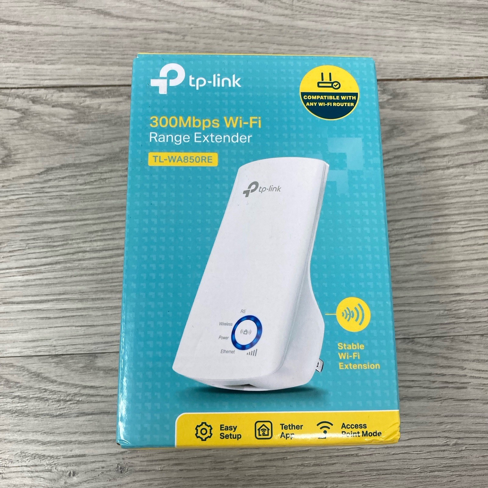 TP-LINK TL-WA850RE 300Mbps 2.4GHz Universal WiFi Range Extender w/LAN TESTED