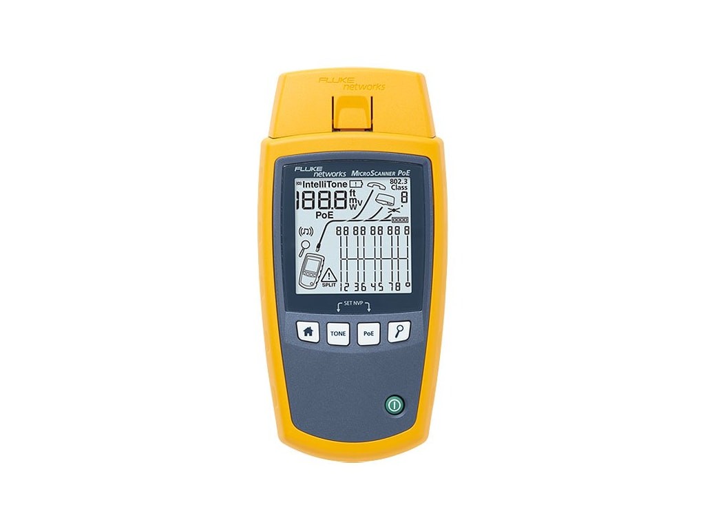 Fluke Networks MS-POE-OB Copper Cable Testers (Non-Certification)