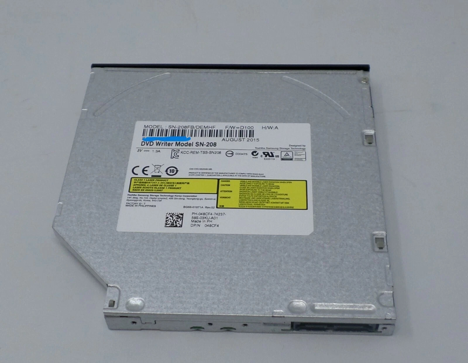 OEM SATA Slim DVD Writer Model SN-208