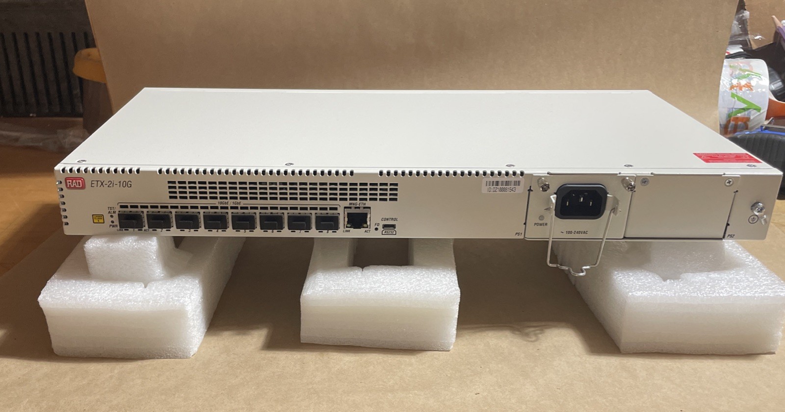 New RAD ETX-2i-10G Ethernet Carrier