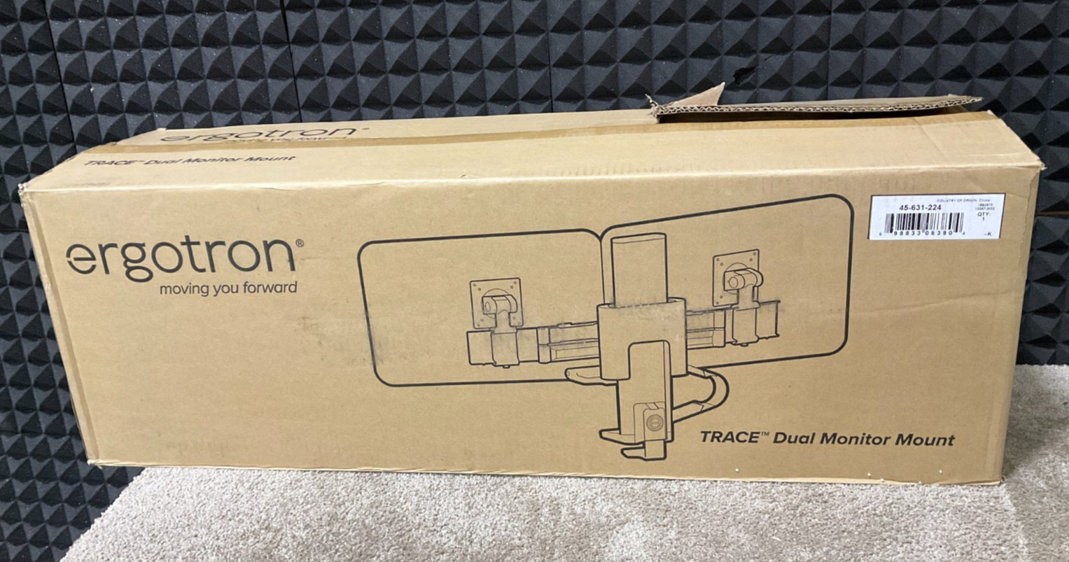 Ergotron TRACE Mounting Kit 45-631-224 💚 ❤️ 💚 ❤️ OPEN BOX