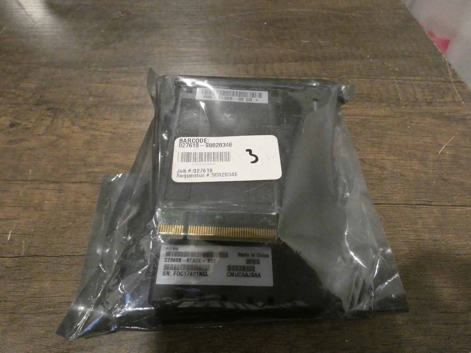 CISCO C2960S-STACK-V02 Hot Swapable Flex Stack Module 800-31320-02 New