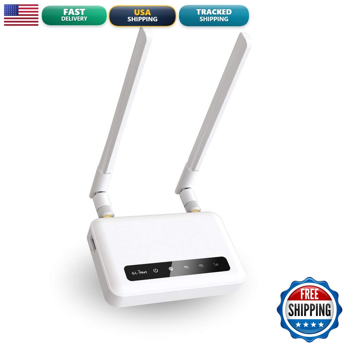 GL-X750V2 (Spitz) T-Mobile/AT&T 4G LTE VPN Router Without BLE Module AC750 Wi-Fi