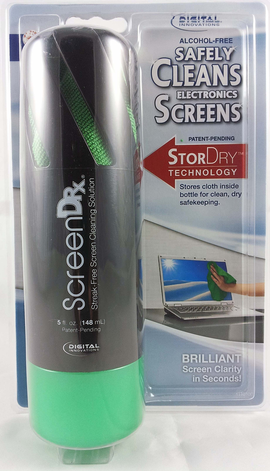 Digital Innovations ScreenDR Cleaning Solution in StorDry bottle (4110100)