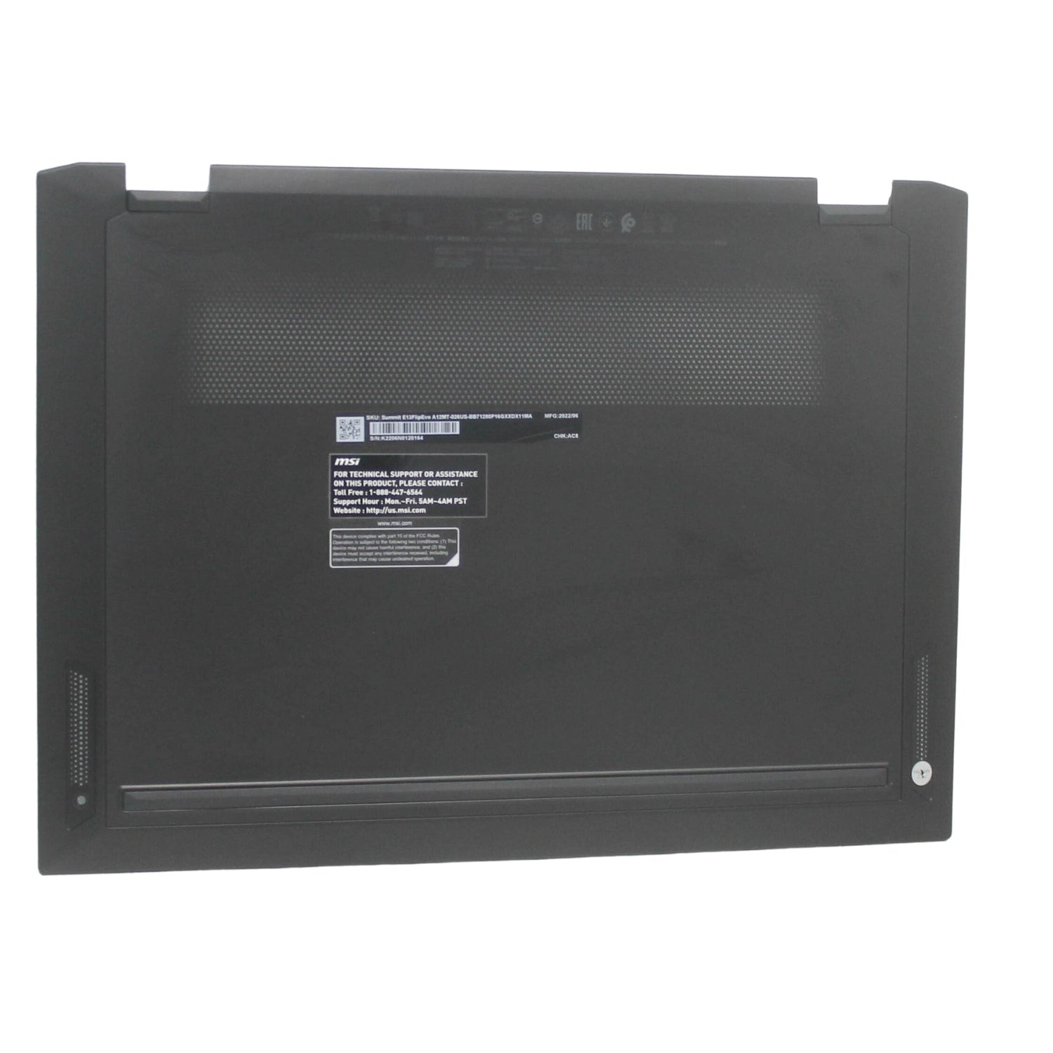 E2P-3P3D211-SE0 MSI Bottom Base Cover Summit E13 Flip Evo A12Mt-026 "GRADE A"