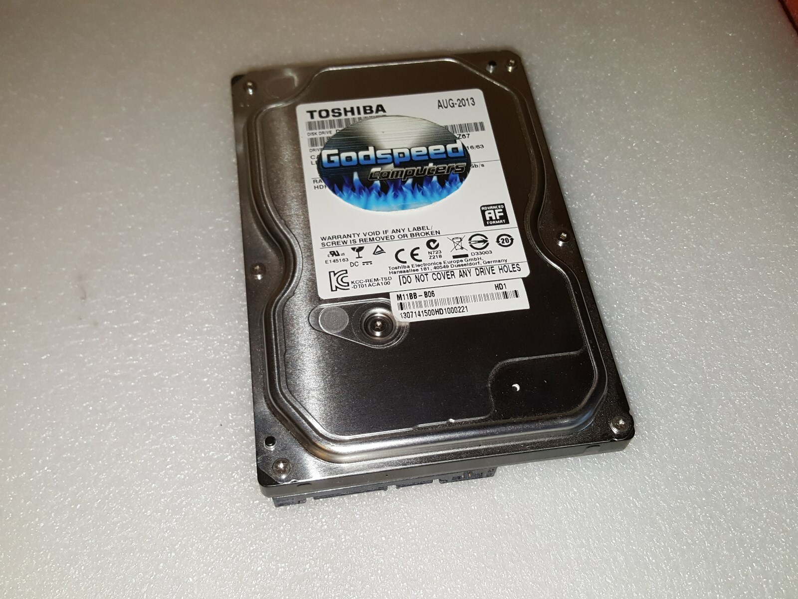 HP Pavilion p6604f - 1TB SATA Hard Drive - Windows 7 Ultimate 64-Bit 