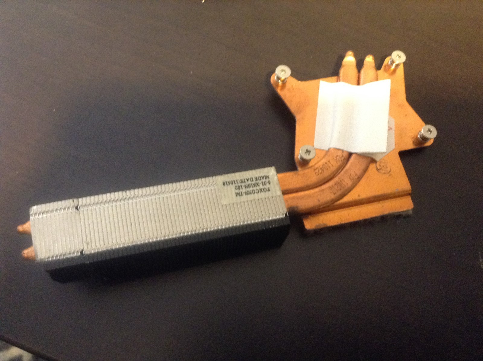 Sager Clevo P151HM1 NP8130 Gaming Laptop CPU Heatsink