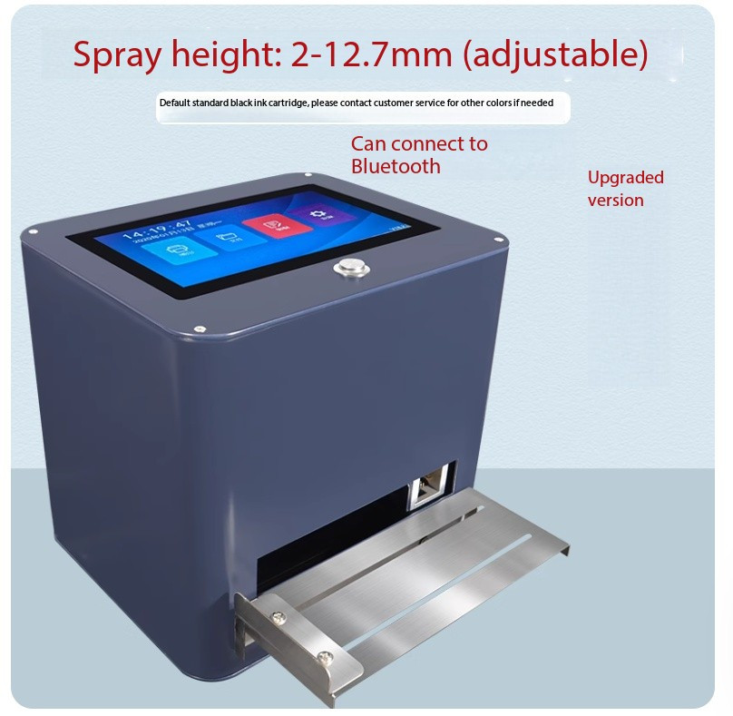 Desktop Static Inkjet Printer Compact Fully Automatic Tabletop Coding Machine