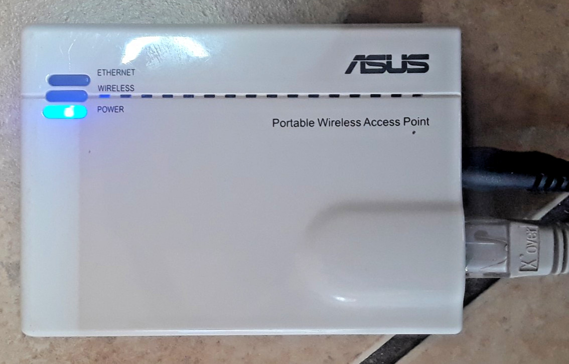 Asus WL-330gE Portable Wirless Router 4 In 1 Access Point Ethernet Adapter