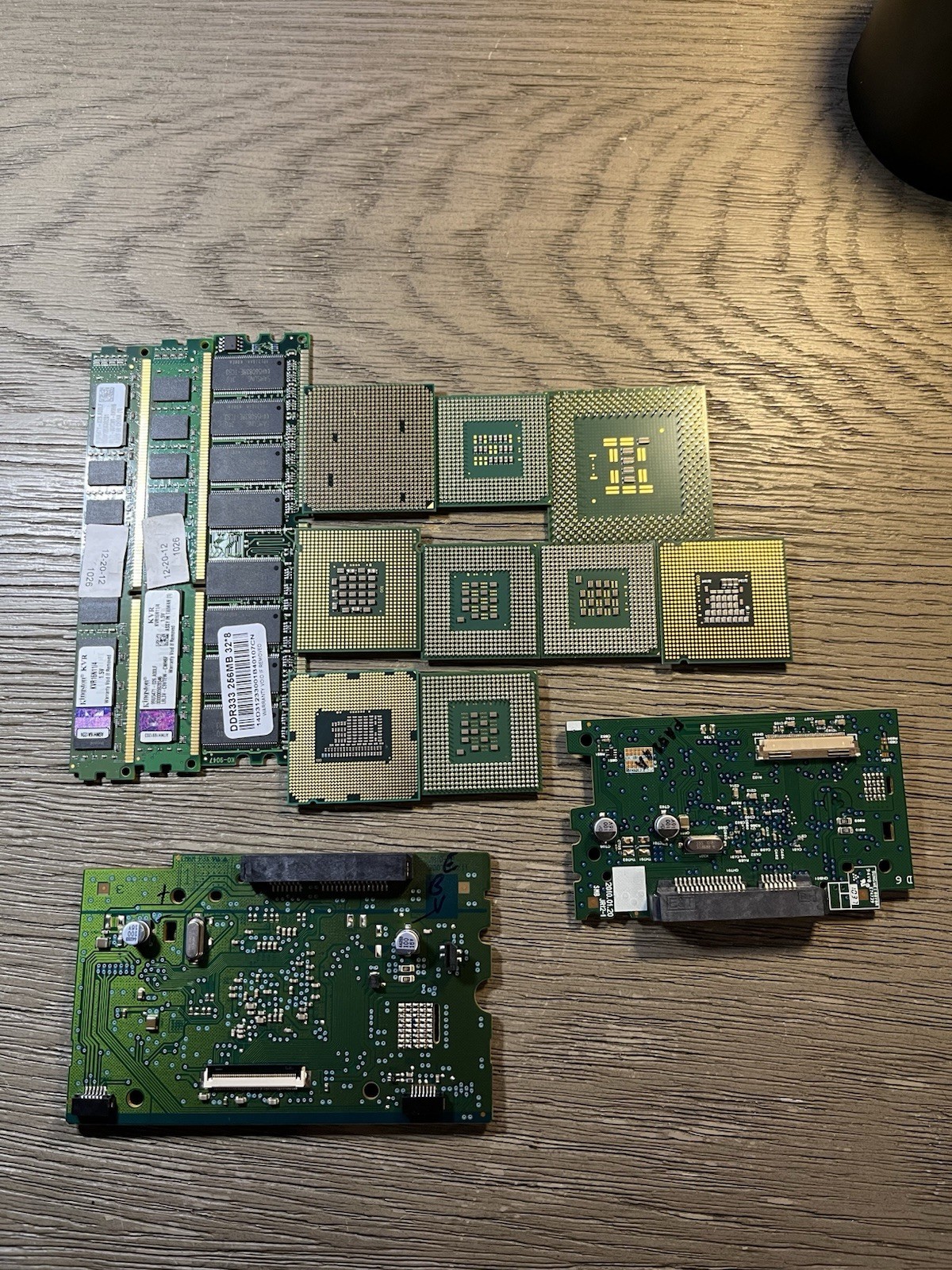 Lot of (9) Intel Core CPU Processors + Ram + Other Computer Parts