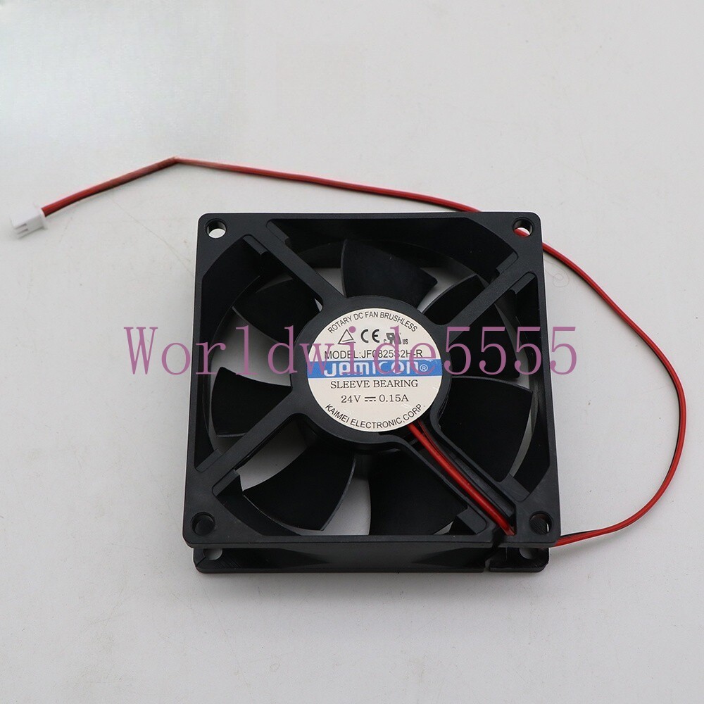 1PCS NEW Jamicon JF0825S2H-R 80*80*25mm Inverter Silent Fan DC 24V 0.15A 2wire