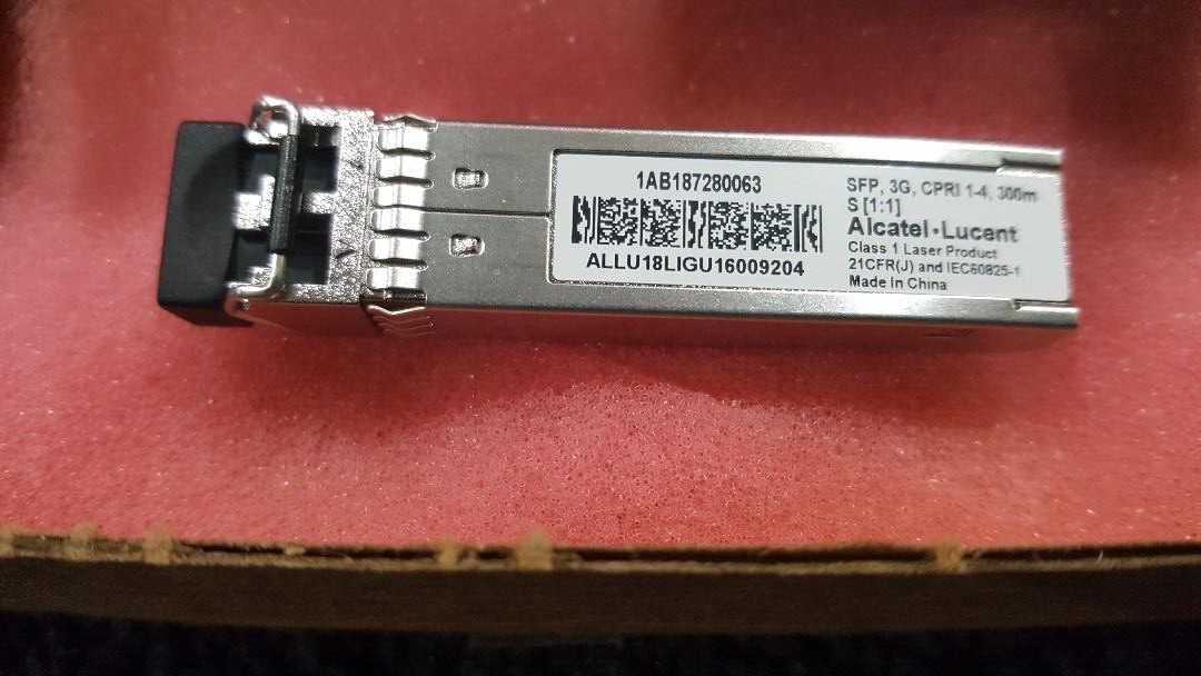 NOKIA/ALCATEL-LUCENT 1AB187280063 SFP LC LOT OF 7