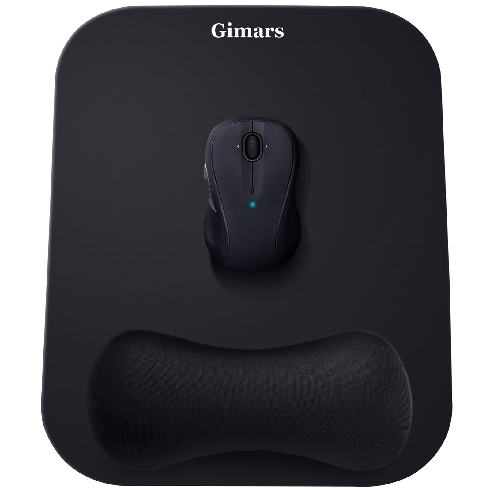 Large Smooth Superfine Fibre Memory Foam Ergonomic Mouse Pad Wrist Rest Suppo...