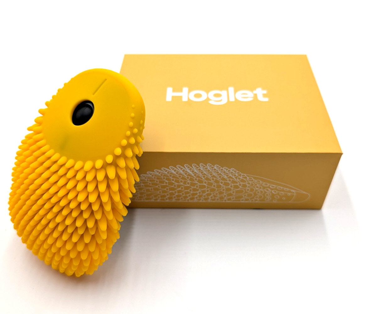 Wireless Mouse Yellow Sensory Fidget Mouse by Hedgehog Hoglet - NEW IN BOX