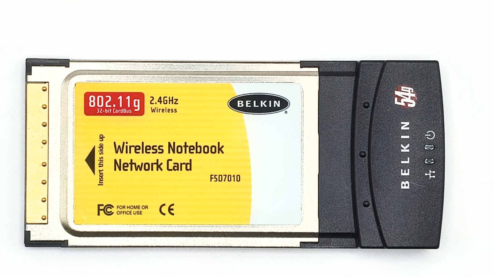 Belkin Wireless F507010 802.11b 54g  Notebook Network Card  Version 1000