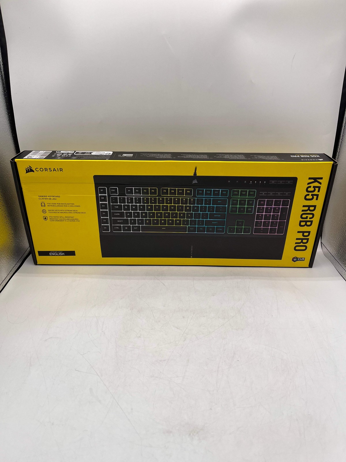 CORSAIR K55 RGB Pro Full-Size Wired Gaming Keyboard