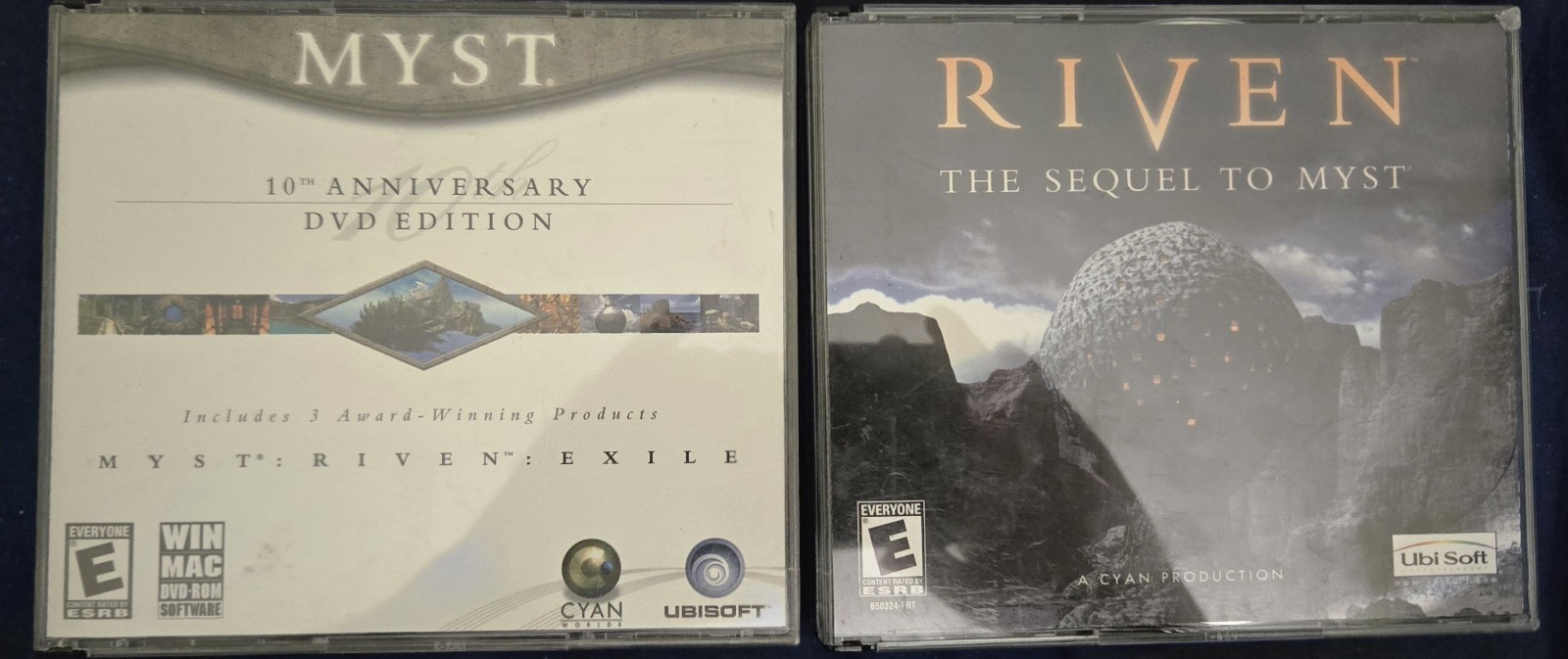 PC/Computer Game: MIST 10th Anniv 2003 + RIVEN The Sequel To Myst 2000