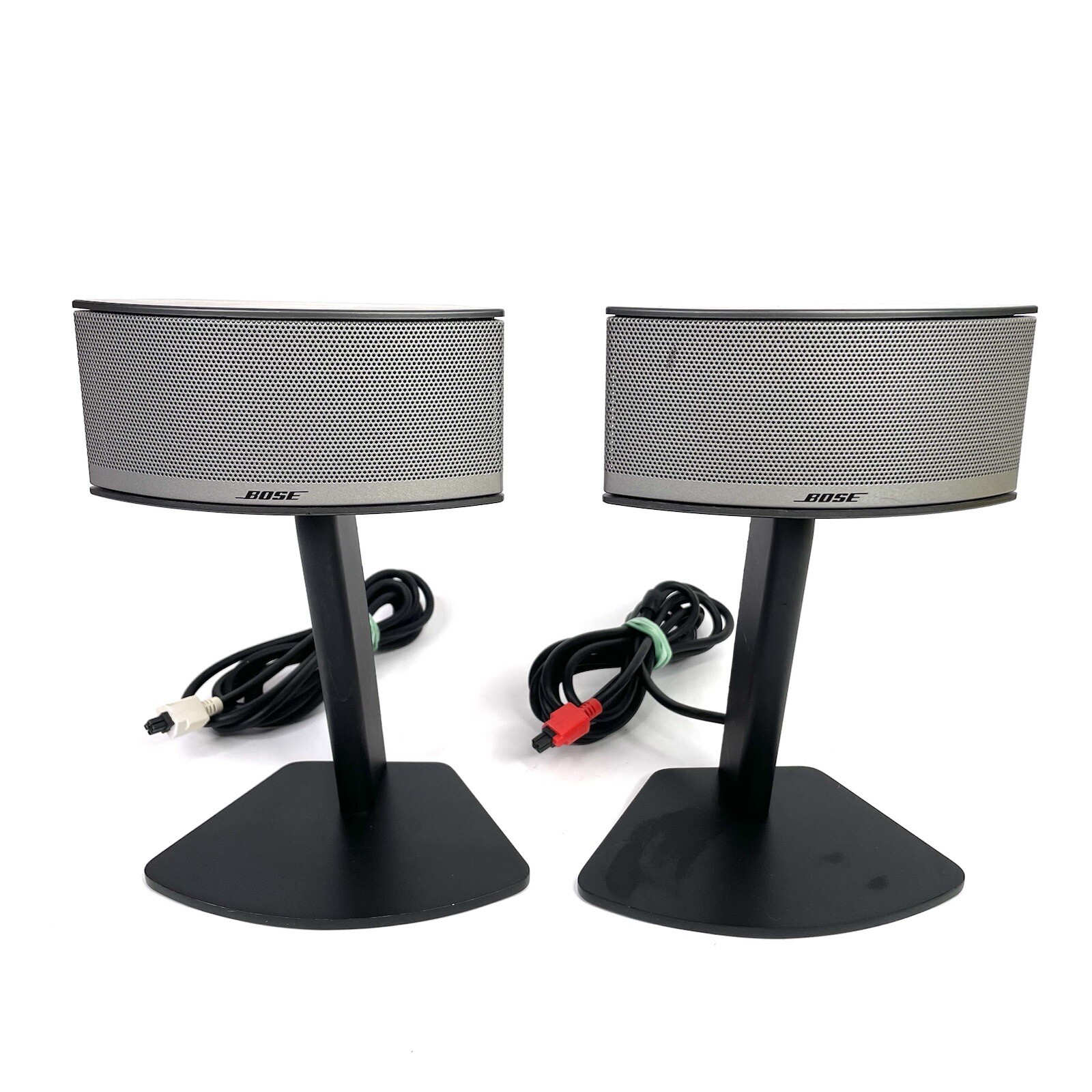BOSE Companion 5 Multimedia Speaker System w/ STANDS LEFT RIGHT SPEAKERS TESTED*