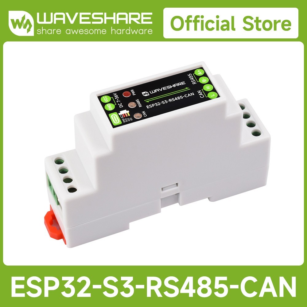 Waveshare Industrial ESP32-S3 Control Board With RS485 And CAN Interfaces Wi-Fi