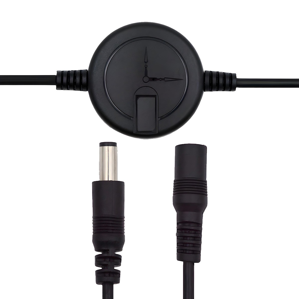CY DC 5.5X2.1mm Extension Power Rebooter Outage Switch Timer Cable Restarter 12V