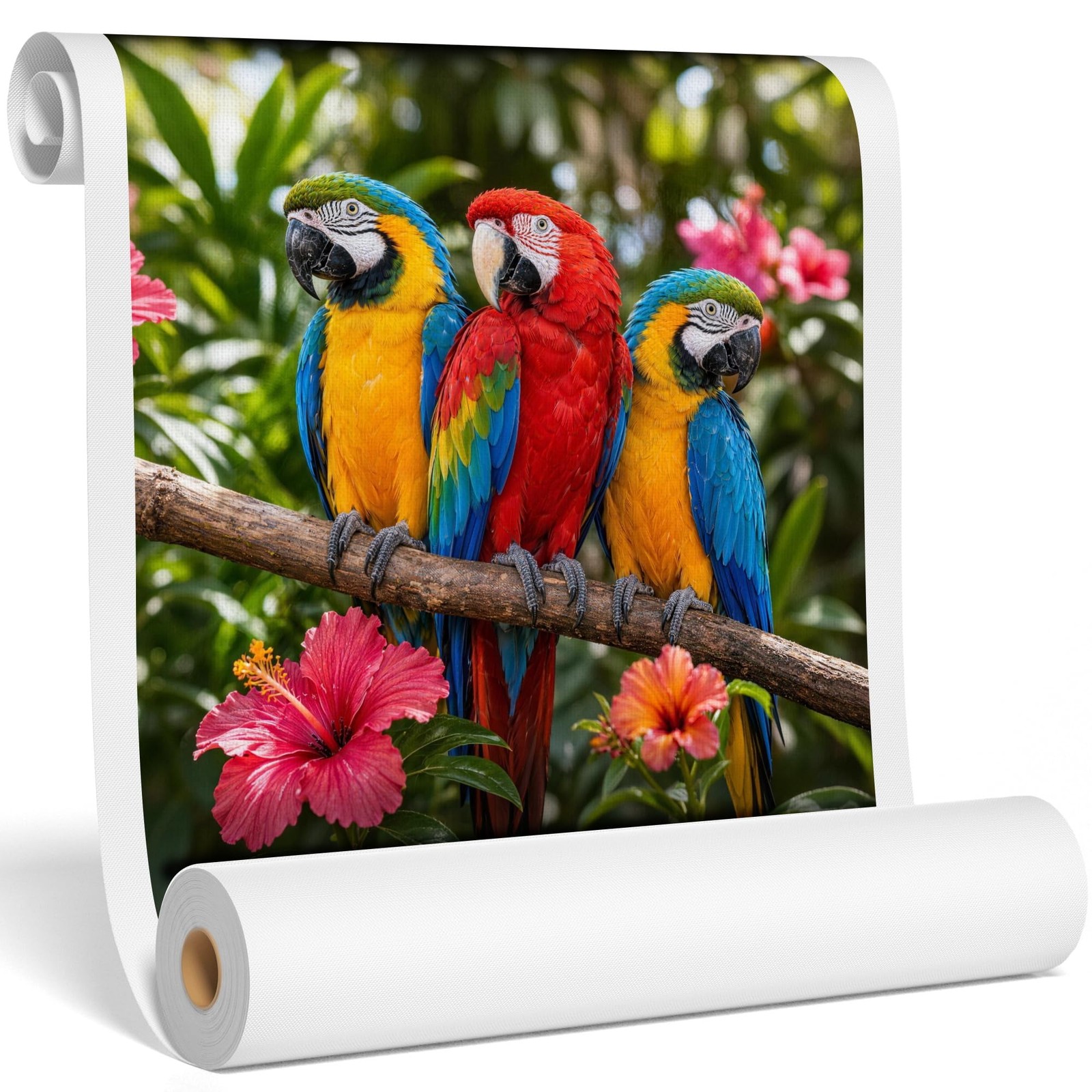 Matte Polyester Canvas Roll for Wide Format Printers, 24" x60', 290 GSM