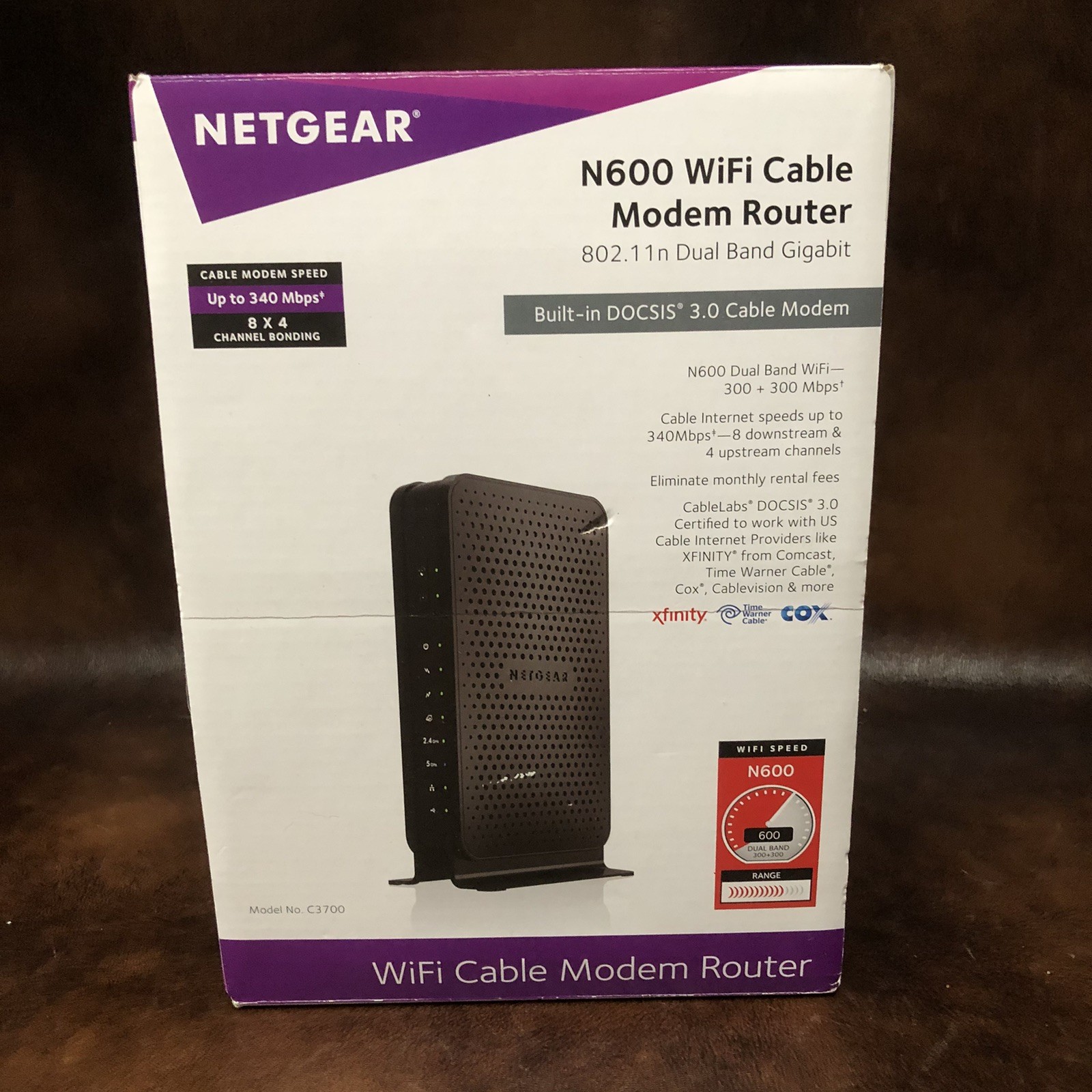 NETGEAR N600 Wireless Dual Band Gigabit Router WNDR3700