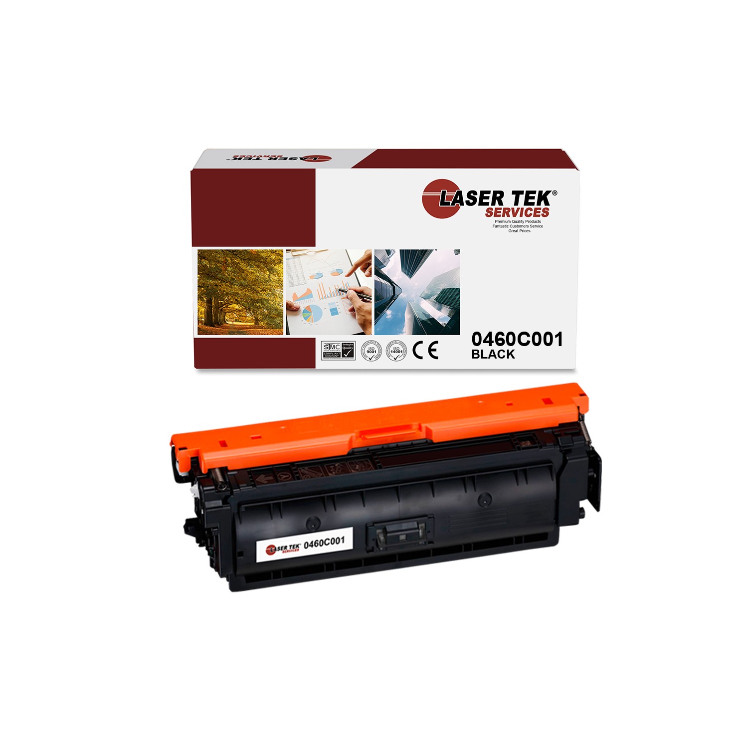 LTS 040 Black Compatible for Canon ImageClass LBP712Cdn Toner Cartridge