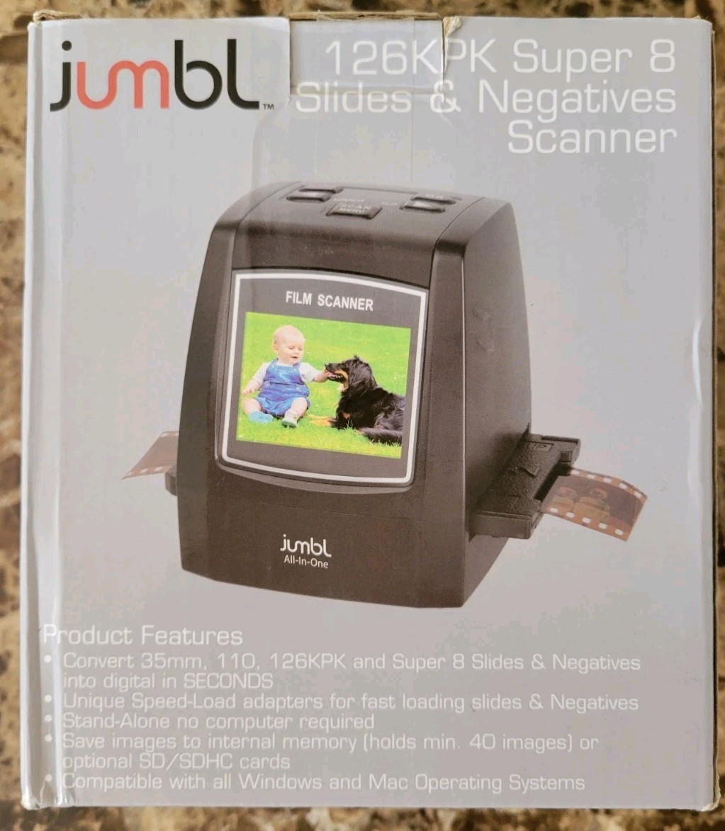 Jumbl 22MP All in One Film Slide Scanner - JUMFS14MSP8 Tested