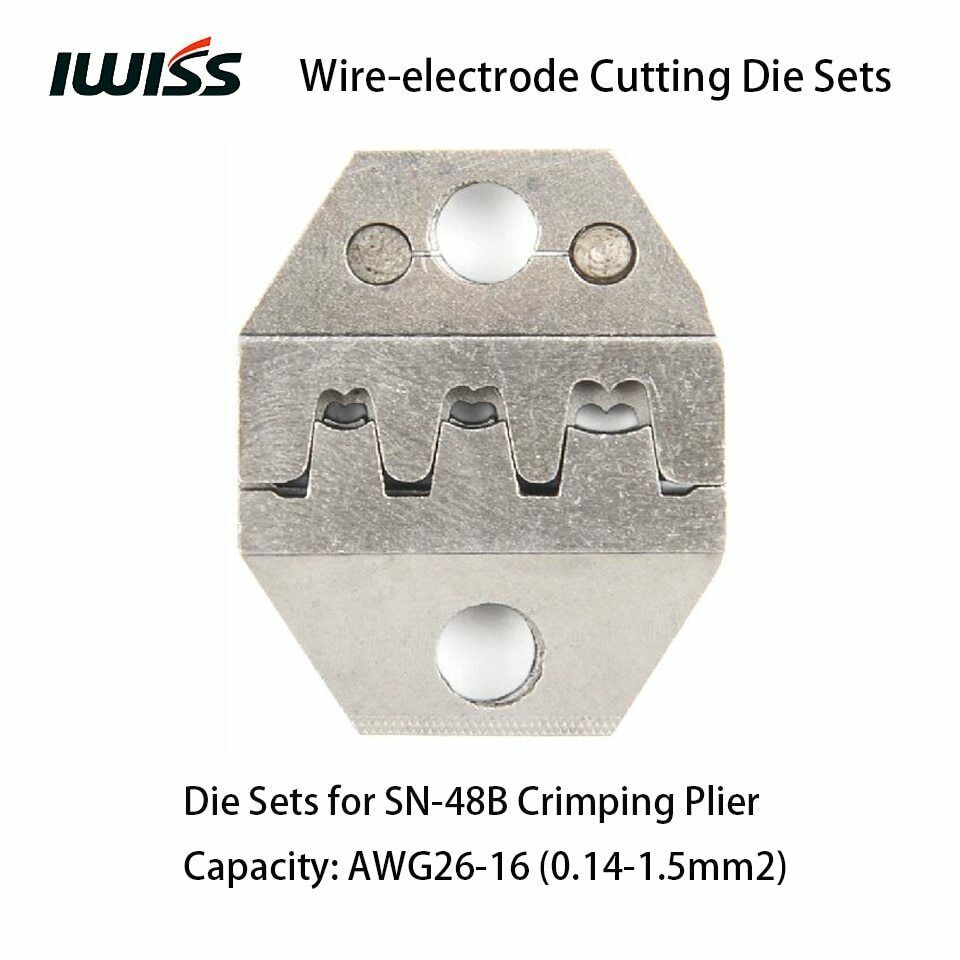 IWISS Wire-electrode Cutting Die Sets for SN-48B Ratchet Crimping Plier Crimper