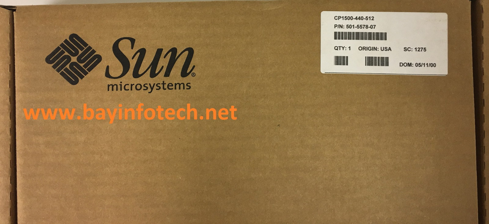 501-5578-07 CPU Board 440MHz w/ 512MB With Panel SPARCengine CP1500-440-512 NEW