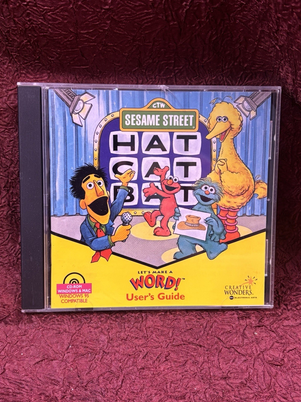 Sesame Street Let’s Make A Word CD-ROM Windows 95 & Higher Creative Wonders