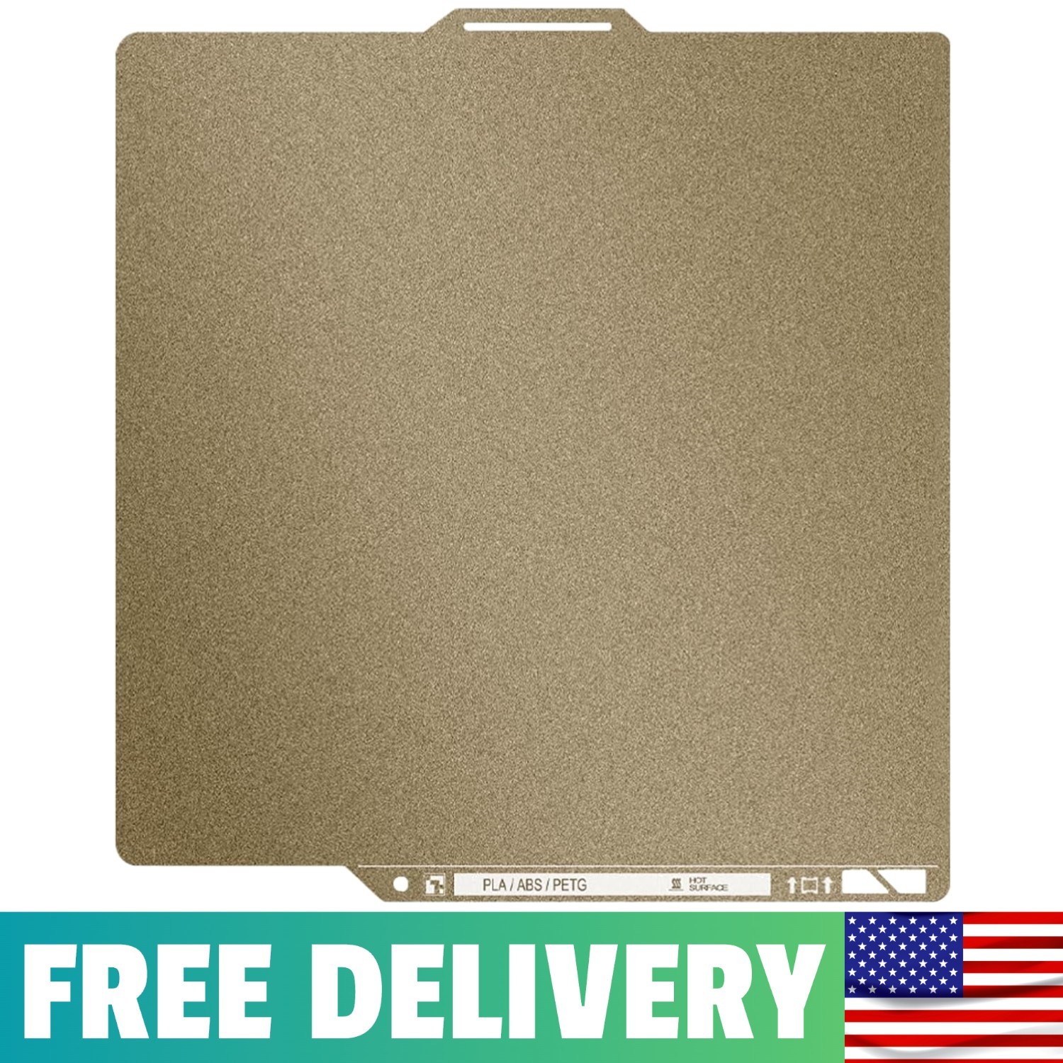 Thicker 0.77mm Textured PEI Build Plate with QR Code for Bambu Lab Printers