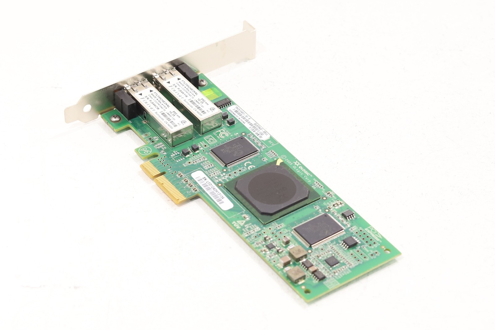 Dell QLE2462 Dual-Port 4GbE FC PCIe Host Bus Adapter Dell P/N: 0DH226 Tested