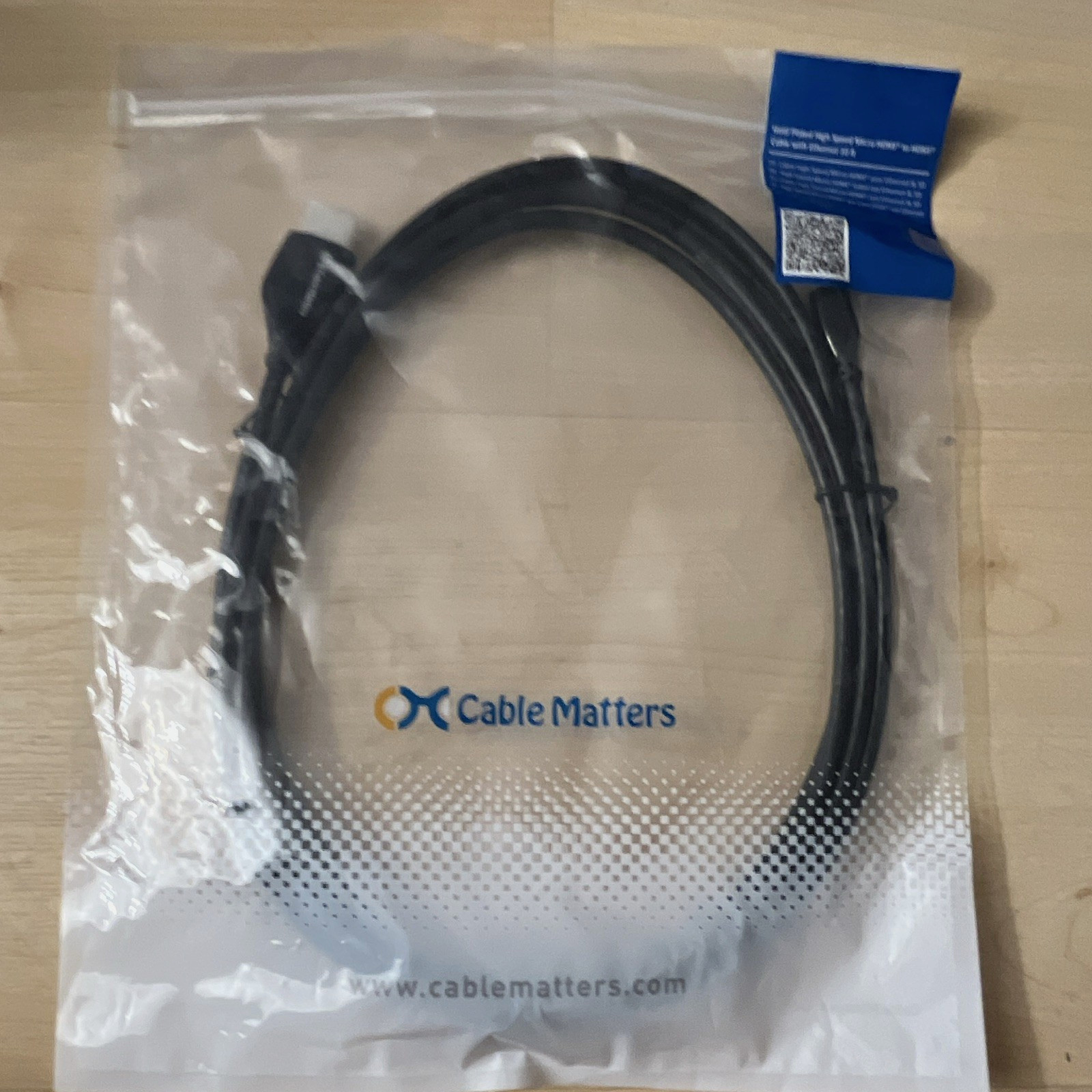 Cable Matters HDMI to HDMI Cable, Black, 1:1 Connection (No Split/Dup)