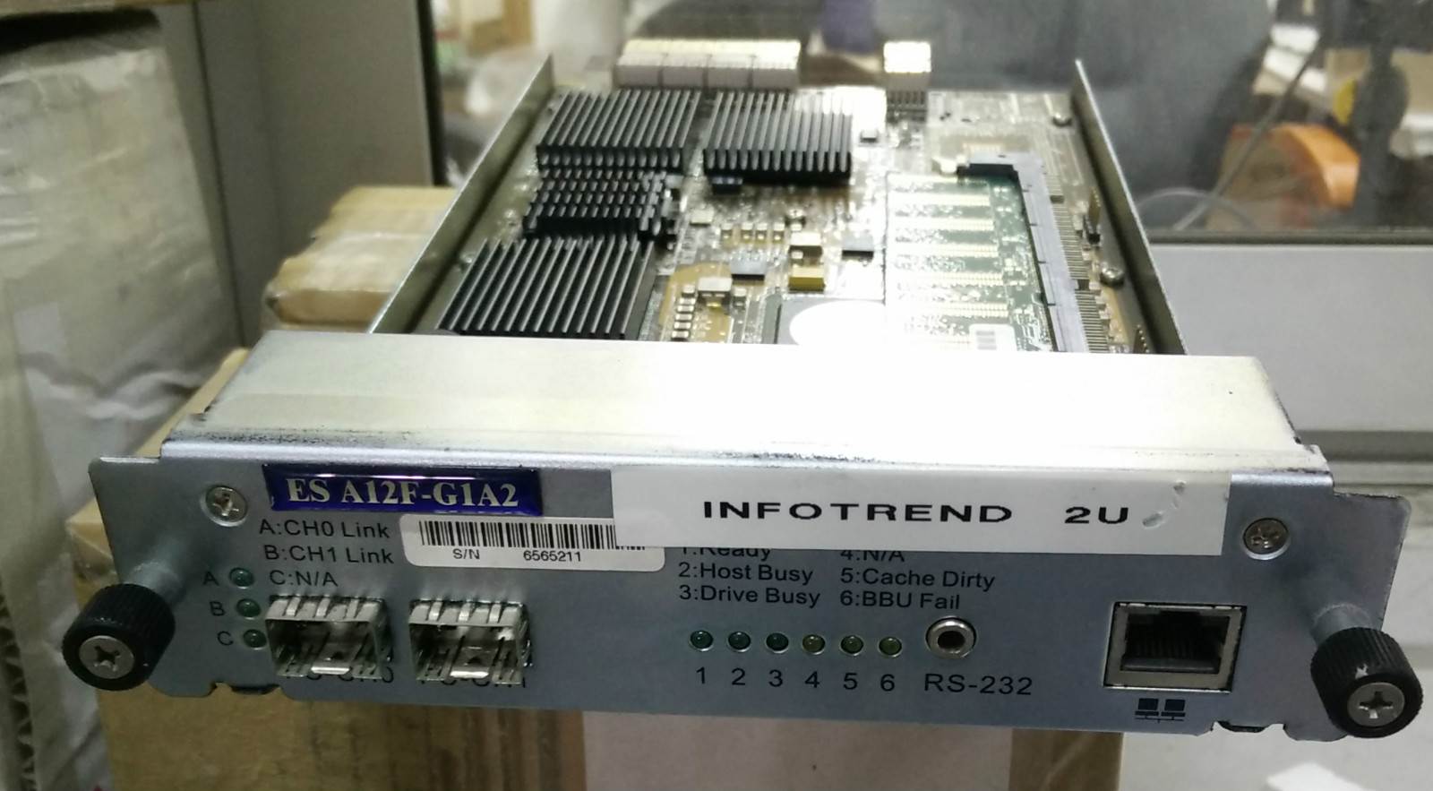 Infortrend EonStor ES A12F-G1A2 Hard Drive Array FC Storage Controller