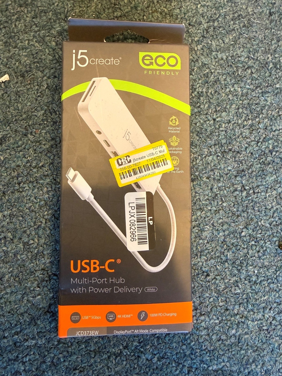 j5create JCD373WE USB-C Multi Port Hub with Power Delivery