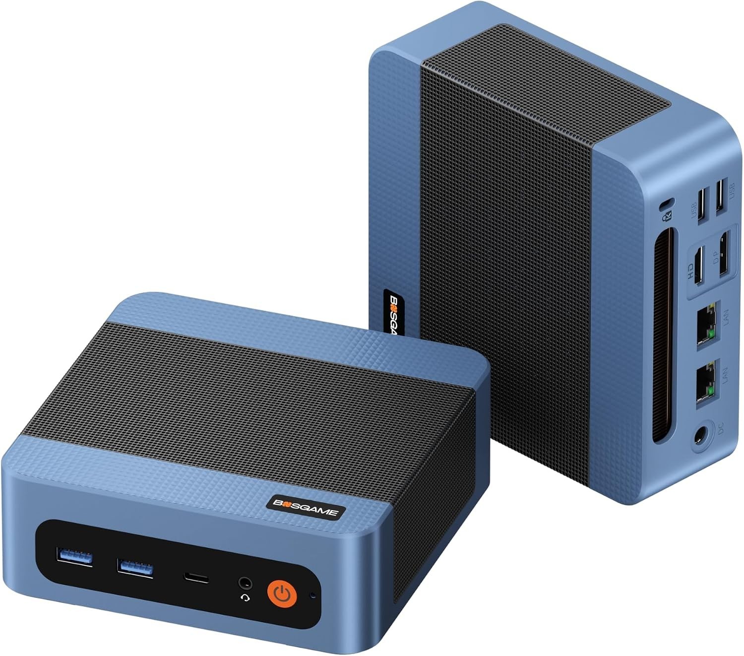 SEALED BOSGAME E5 Mini PC, AMD Ryzen 3 5300U 16GB DDR4 RAM 512GB M.2 SSD