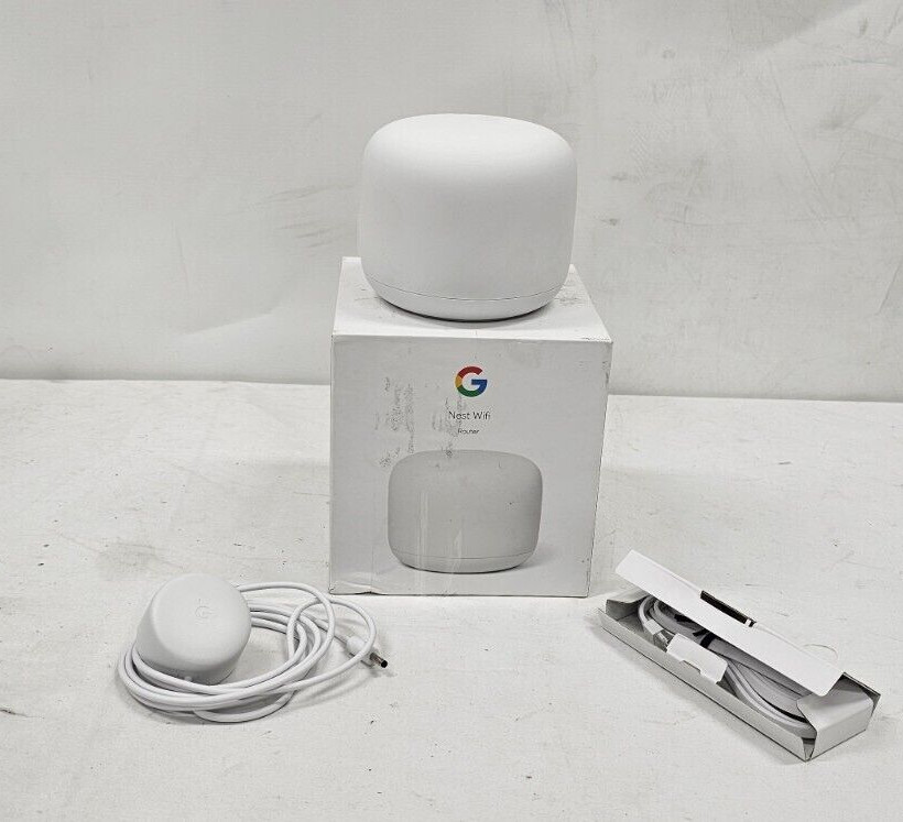 Google Nest Wifi - Mesh Router AC2200 GA00595-US 1 pack in Snow