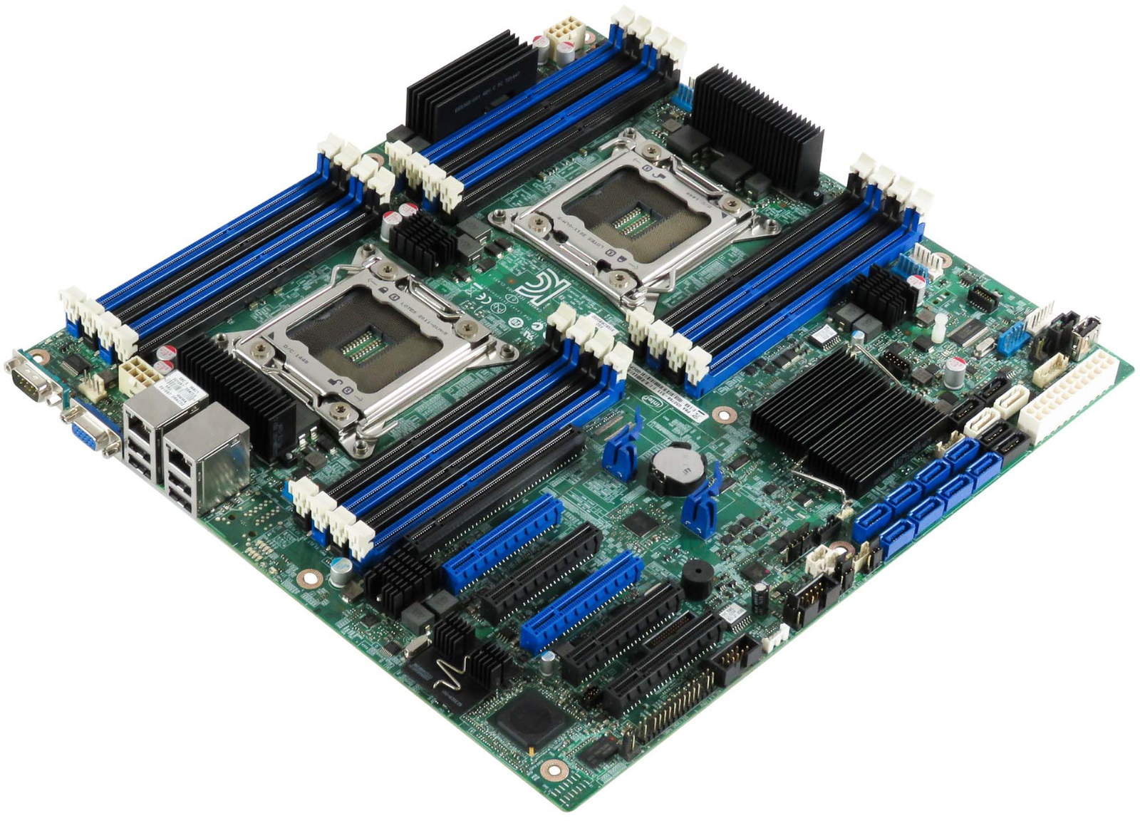Intel S2600CP2 G50768-511 2x LGA2011 Intel C600-A 16x DDR3 6x PCIe 14x SATA